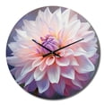 thumbnail image 2 of Designart "Pink Dahlia love expression V" Landscapes Oversized Wall Clock, 2 of 5