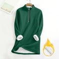 thumbnail image 2 of Zip Up Long Jackets Women - Soft Fleece Lined Zippered Hooded Sweatshirt - Womens Winter Warm Long Sleeve Winter Shirts Tops, 2 of 9