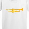 thumbnail image 4 of Inktastic Trumpet Gold Brass Music Instrument Youth T-Shirt, 4 of 5