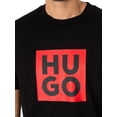 thumbnail image 4 of HUGO Daltor Graphic T-Shirt, Black, 4 of 5