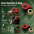 Shooting Target Sticker Dispenser, Heavy-Duty ABS Paster Holder with ...