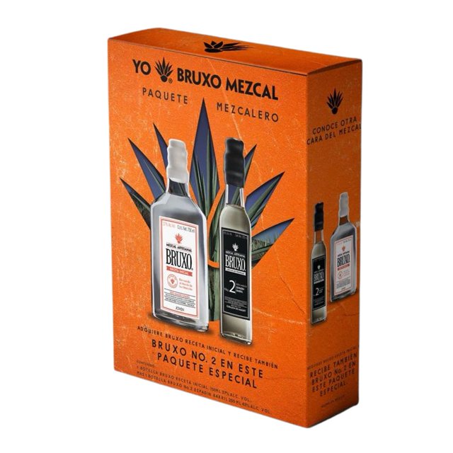 Mezcal Bruxo Receta Inicial 750ml + Mezcal Bruxo No2 250ml