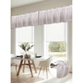 thumbnail image 6 of Beige Ombre Valances for Windows, White Gradient Modern Abstract Art Light Filtering Kitchen Curtains, Rod Pocket Window Valance Curtains for Living Room Bedroom, 60" W x 18" L, 2 Panels, 6 of 9