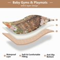 thumbnail image 5 of WOBOGO Orange Easter Rabbit Baby Playmats Extra Large Waterproof Rollable Activity Pads for Toddlers 50×50inch, 5 of 7