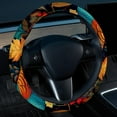 thumbnail image 2 of Turkey Printed 14.5 Inch PVC Leather Steering Wheel Cover Auto Accessories, 2 of 6