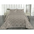thumbnail image 2 of Ambesonne Abstract Quilted Bedspread Set 3 Pcs, Grunge Style Animal Print, King, Brown Warm Taupe, 2 of 4