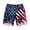 Dark Blue-07, variant on LONKITO Mens Shorts Elastic Waist Lightweight Hawaiian Beach Shorts with Pockets for Casual Athletic Running, Size S