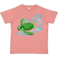 thumbnail image 3 of Inktastic Sea Turtle Swimming Boys or Girls Toddler T-Shirt, 3 of 5