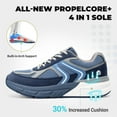 thumbnail image 2 of FitVille Wide Shoes for Men, Wide Walking Shoes Wide Width Casual Sneakers, Arch Support & Comfortable, 2 of 6