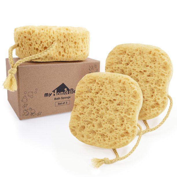 Esponja de baño MyHomeBody Foam Luofah Body, 3 unidades