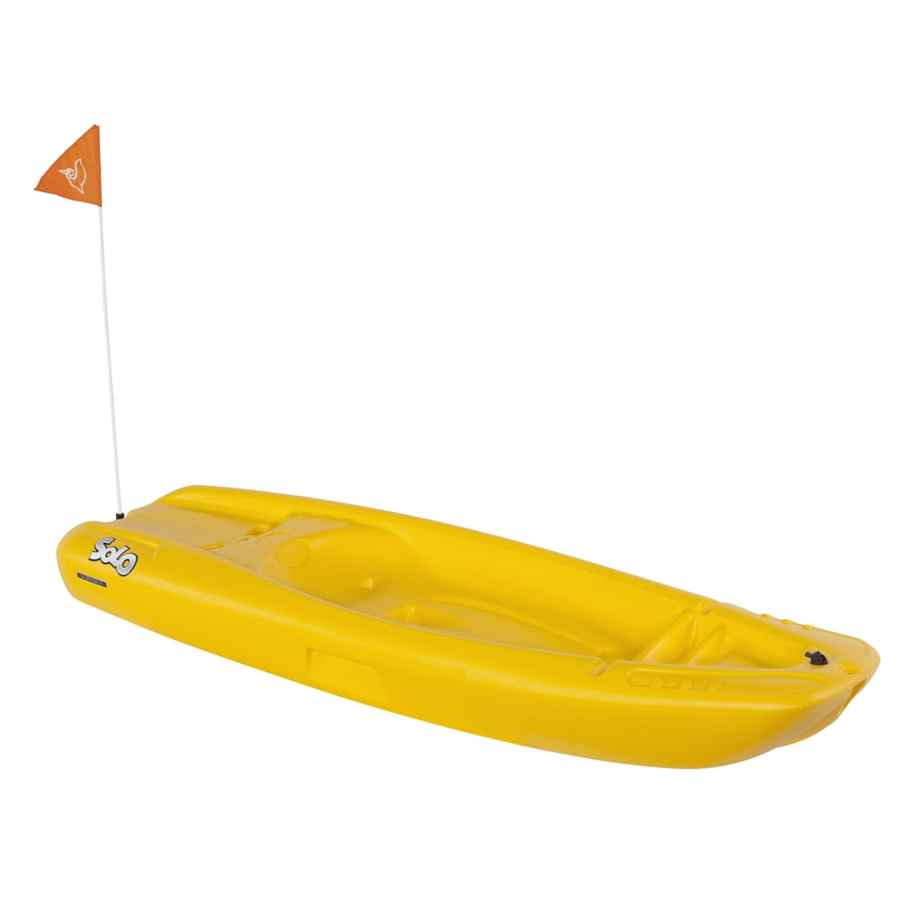 Pelican International Solo 6 Ft. SitOnTop Youth Kayak with Kayak Accessories, Paddle and