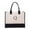 Q, variant on Hmgxay Canvas Bag, Adjustable Zippered Tote with Removable Strap, Large Capacity Beach and Makeup Storage, Versatile Handbag for Travel and Daily Use