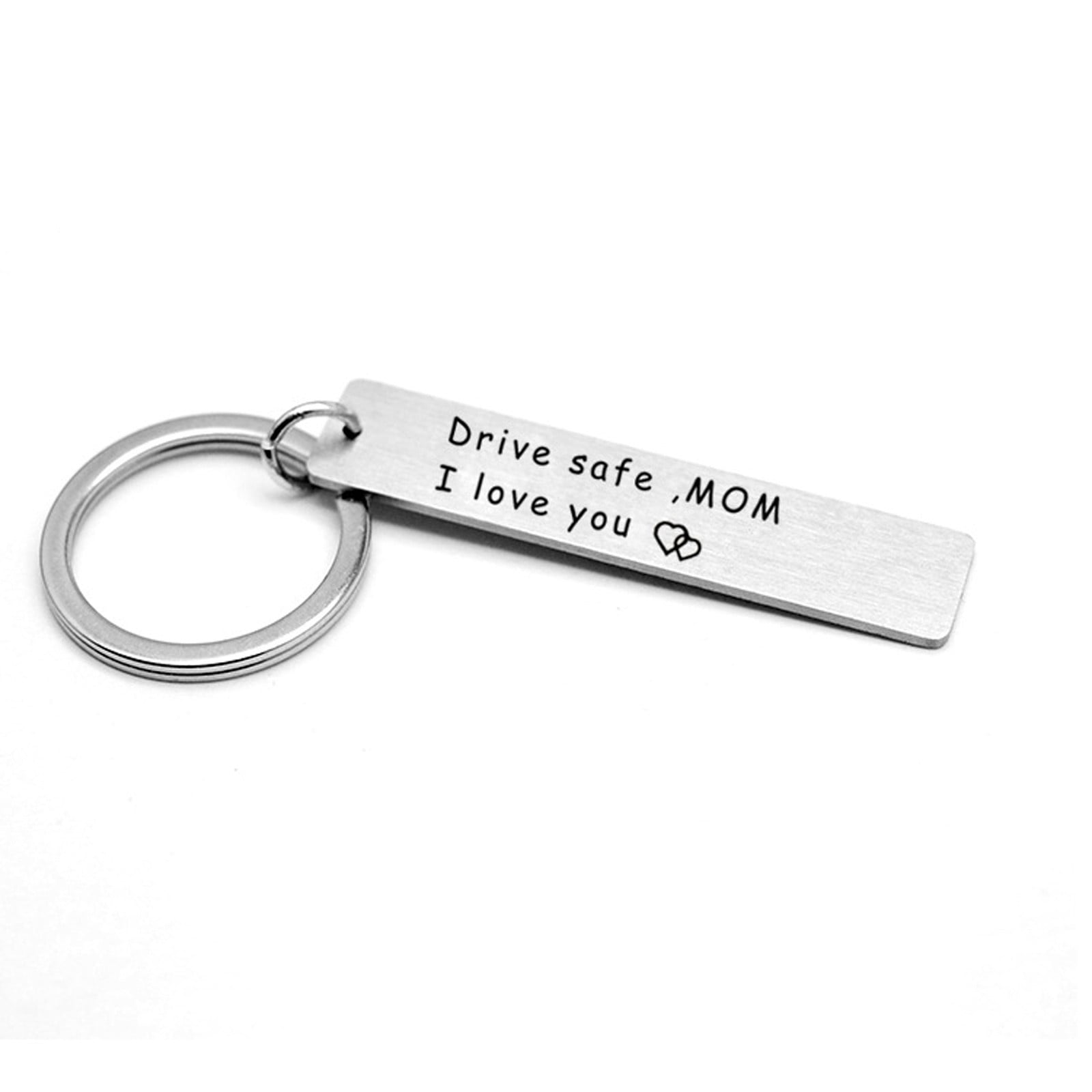 Stainless Steel Keychain Lover Husband Boyfriend Gift Mom Best Friend Keyring