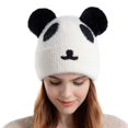 thumbnail image 2 of ZHOGXU Winter Beanie Hat For Women Cute Animal Design Knitted Thick Warm Comfortable Caps For Autumn Winter Daily Wear White One Size, 2 of 6