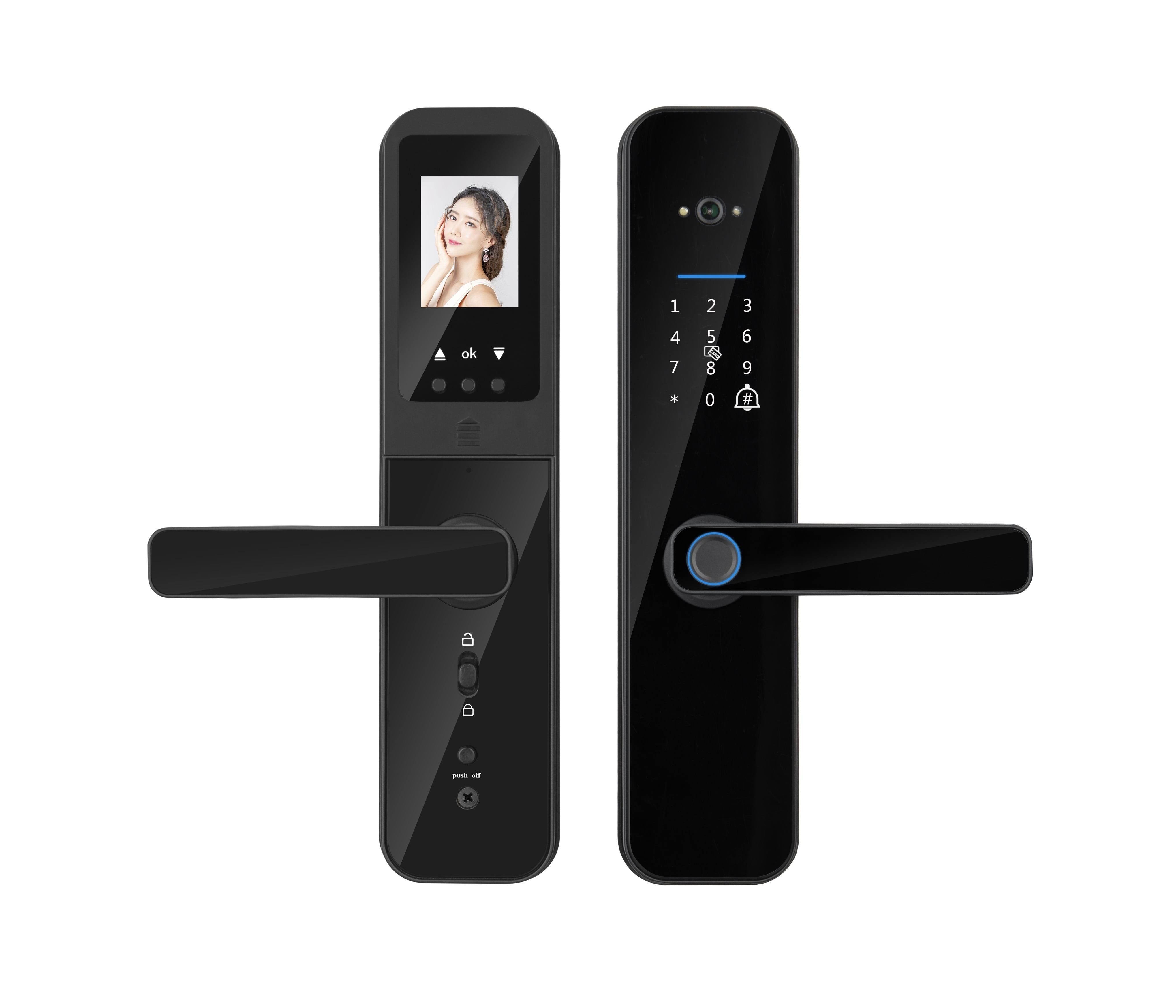 Digital biometric door lock