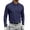 Navy, variant on Men's Golf Polo Shirt Classic Fit Long Sleeve Collared Pullover Solid Top Moisture-Wicking Quick-Dry Soft Stretch Athletic for Golf Tennis and Smart-Casual Wear Black S
