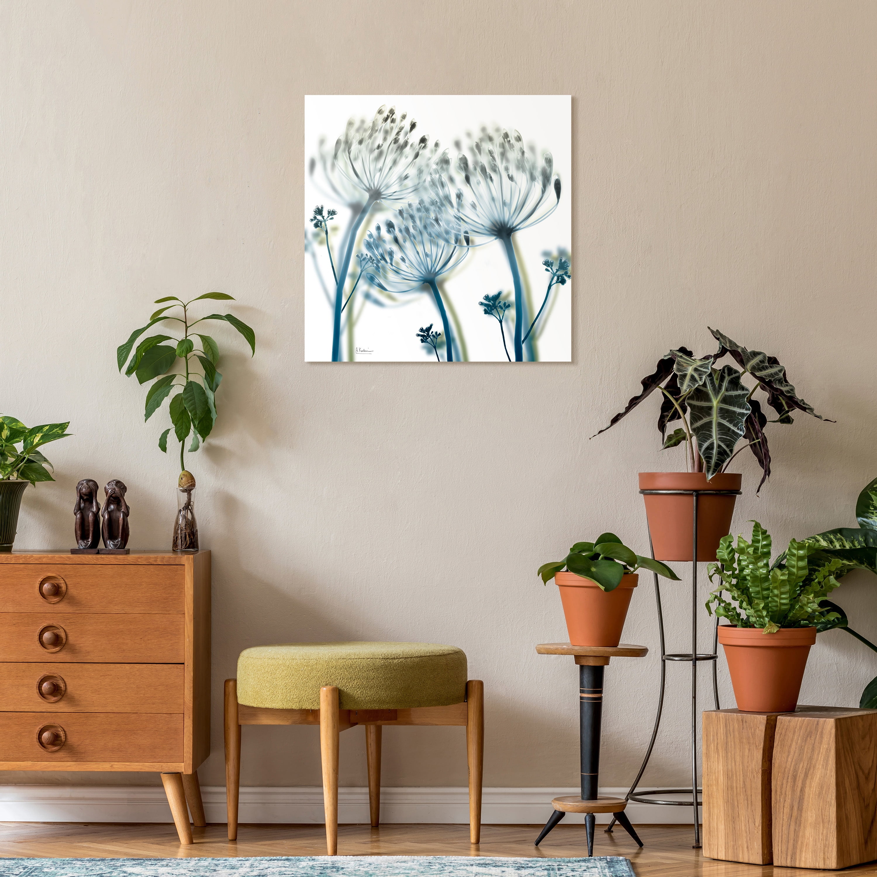 Unfocused Beauty 2 Frameless Free Floating 24 in x 24 in Photography Art Prints, by Empire Art