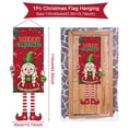 thumbnail image 1 of Bandera navideña, pancarta de Papá Noel, pancarta de árbol de Navidad, decoración navideña para el hogar, adornos navideños 2023, regalos, Navidad, Año Nuevo, 1 of 5