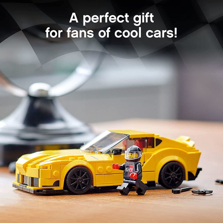 LEGO Speed Champions Toyota GR Supra Set, Includes Race Car Driver