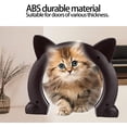 thumbnail image 4 of Huggegwe Porte à Rabat pour Chat Intérieur Porte de Sécurité pour Animaux de Compagnie Porte pour Chats et Chiens Résistante aux Intempéries Grande Porte pour Chat, Installation Facile (Marron) UA824-9801, 4 of 9