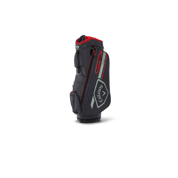 Callaway CHEV 14 Golf Cart Bag Charcoal Fire Red - Walmart.com
