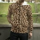 thumbnail image 2 of Sudadera con capucha y cremallera con estampado 3D de leopardo y texturas de manchas para hombre y mujer, ropa de calle informal a la moda, 2 of 5