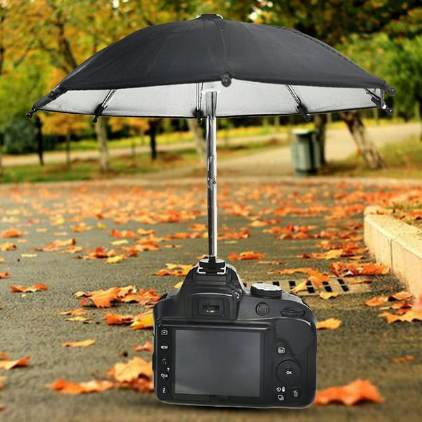 Dslr Camera Umbrella Universal Hot Shoe Cover Photographie Accessoire  Camera Sunshade Rainy Holder pour Canon