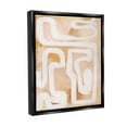 thumbnail image 4 of Stupell Industries Muted Abstract Squiggle Abstract Painting Black Floater Framed Canvas Art Print Wall Art, 17 x 21, 4 of 10