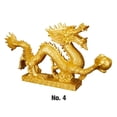 thumbnail image 2 of Dragón de resina Yuarrent decoración zodiaco chino adorno Dorado 4#, 2 of 6