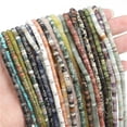thumbnail image 3 of Nvzi 1 pieza de 2 * 4 mm de cuentas de ábaco texturizadas negras, cuentas dispersas en forma de rueda, cuentas redondas, pulseras, collares, accesorios de joyería, 3 of 5