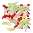thumbnail image 4 of 100 piezas de señuelos de pesca suaves artificiales, señuelos blandos, s de trucha, señuelos sintéticos Mezclado Zulema Cebo de gusano de pesca, 4 of 8