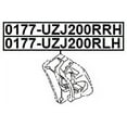 thumbnail image 2 of Febest REAR RIGHT BRAKE CALIPER ASSEMBLY # 0177-UZJ200RRH OEM 47830-60080, 2 of 2