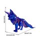 thumbnail image 3 of Ganfancp Juguete de Nueve Colas Impreso para Adultos Juguete de Nueve Colas Impreso Que Alivia El Estrés Gradiente de Tres Colores Ofertas Flash 1 Juguete Nine Tailed Fox, Bolsa 1Xopp, 3 of 7