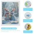 thumbnail image 3 of Diamond Art Kits for Adults, Winter Rabbit Pair Blossom Forest 5D Diamond Painting Kits for Adults Beginners, DIY Full Drill Diamond Painting, Gem Art and Crafts 12x16, 3 of 7