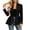 Black, variant on Sexlip Women Peplum Blazer Jacket Stand Collar Puff Long Sleeve All Over Pearl Beaded Open Front Fitted Waist Evening Party Semi Formal Outer Coat Black L