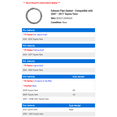 thumbnail image 2 of Exhaust Line Gasket - Compatible with 2007 - 2017 Toyota Yaris 2008 2009 2010 2011 2012 2013 2014 2015 2016, 2 of 2