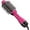 Black/Pink, variant on Upgraded 4 in 1 Hair Dryer and Styler Volumizer with Negative Ion Anti-frizz Ceramic Titanium Barrel Hot Air Hair Straightener Brush