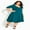 Teal, variant on City Chic Women's Plus Size Cute Girl Elbow Sleeve Midi Dress