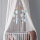 thumbnail image 1 of Cute Nursery Mobiles Hanging Mobile Toy Rotating Plush Toys Cuna Mobiles Decor Actividad Juguete Cuna Colgando Juguetes para salas de estar Cochecito Azul CUTICAT Juguetes para colgar en la cuna, 1 of 8
