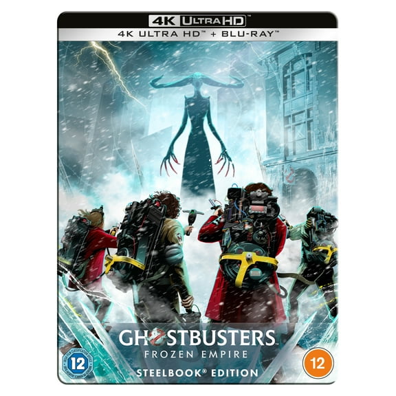 Ghostbusters: Frozen Empire Steelbook (4K Ultra HD) Patton Oswalt Emily Alyn Lind Carrie Coon