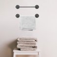 thumbnail image 6 of HOOWIFFY Towel Rod Towel Rack Dark Grey Aluminum Alloy 1Pcs, 6 of 6