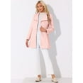 thumbnail image 3 of INSPIRE CHIC Manteau Trench Long Classique d'Hiver pour Femme à Col Montant avec Ceinture à Nouer, 3 of 7