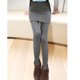 thumbnail image 4 of Leggings dos en uno para mujer con minifalda incorporada y cintura elástica, pantalones ajustados informales (gris oscuro), 4 of 5