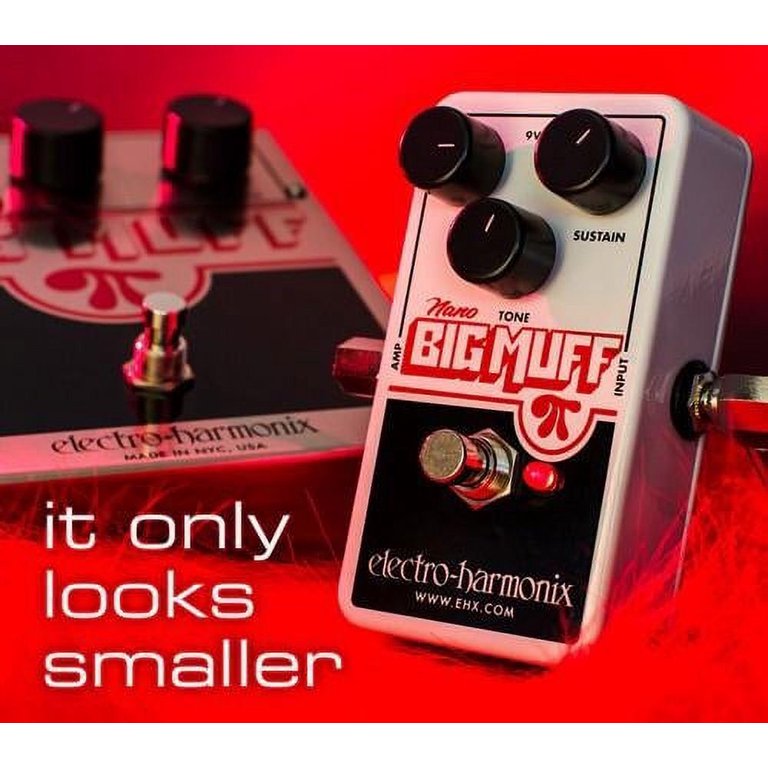 ギター nano BIG MUFF Nano Big Muff PiDistortion/Fuzz/Overdrive - Walmart.com