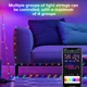 thumbnail image 4 of Árbol de Navidad RGB luces Smart Bluetooth Control USB LED cadena lámpara exterior aplicación remota Control guirnalda luces de hadas Decoración brillar Hogar, 4 of 5
