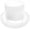 White, variant on 1 Pack Felt Top Hats for Men &Women, Magicians Hat, Flat Top Hat, Mens Hat for Adult Round Stage Show, Halloween, Unisex