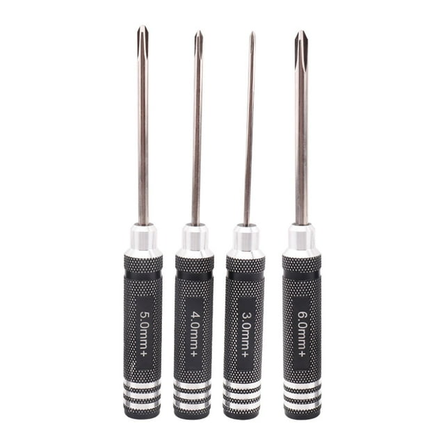 Juego de Destornilladores Phillips Soledad extraíbles Reparación universal 3 mm 4 mm 5 mm 6 mm Puntas magnéticas fuertes de precisión mango