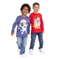 thumbnail image 4 of Bluey Boys Holiday Graphic Tee with Long Sleeves, 2-Pack, Sizes 4-8, 4 of 7