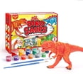 thumbnail image 1 of Juego de pintura de dinosaurios de juguete para niños, simulación de animales, Graffiti para niños, juguetes de pintura Diy, 1 of 3