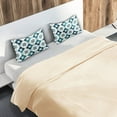 thumbnail image 5 of Yayeee Pillowcase King Size Set of 2 Satin Wrinkle Resistant Envelope Pillow Case, Blue Mosaic Pattern, 5 of 8